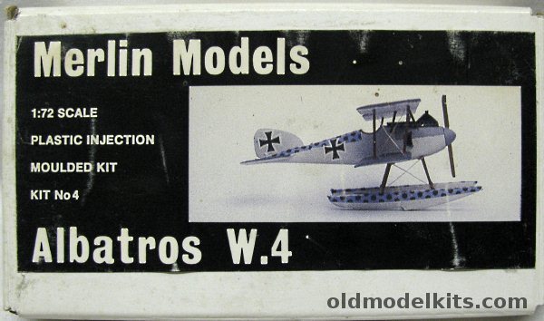 Merlin Models 1/72 Albatros W-4 - Floatplane, 4 plastic model kit